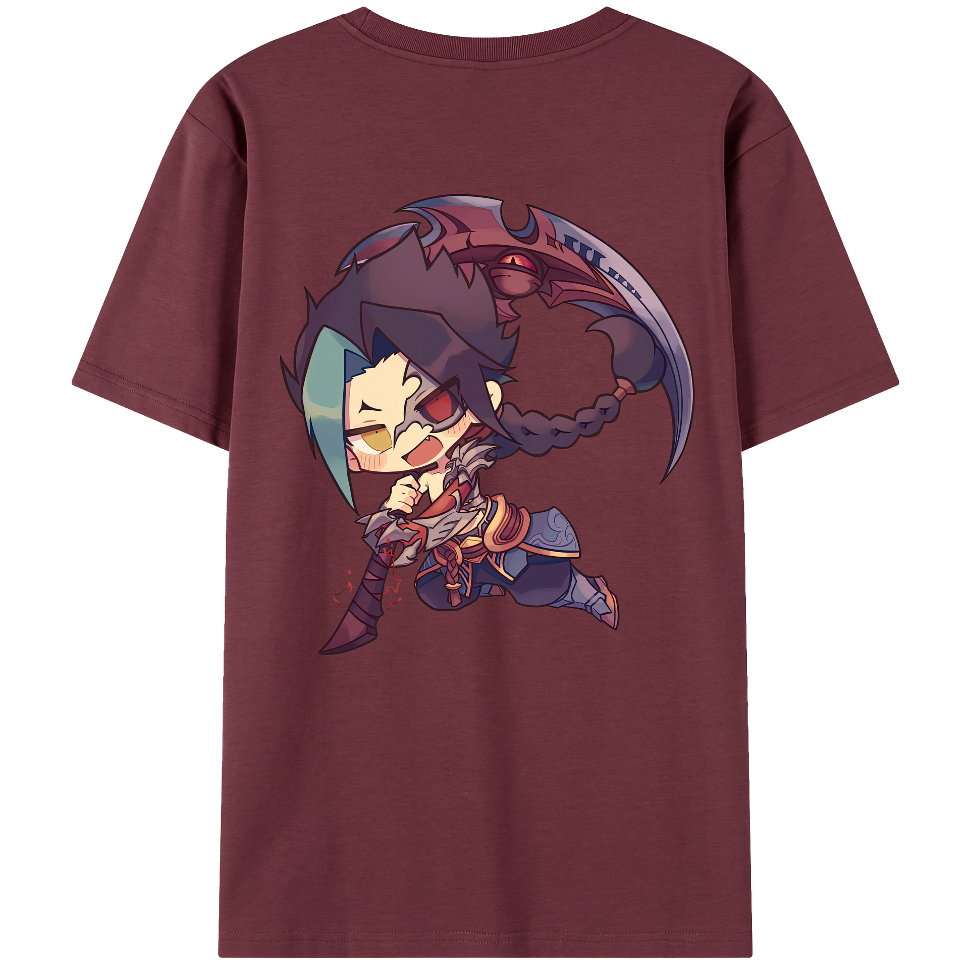 リーグ・オブ・レジェンド League of Legends LOL 綿100％半袖Tシャツ（背面プリント）
